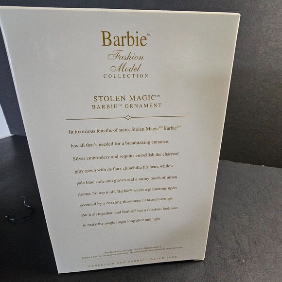 Stolen Magic Barbie Hallmark Keepsake Ornament Club Fashion Model 2006 - Picture 7 of 8